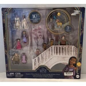 10 Mini Dolls + 5 Animal Friends. Disney Wish. Kingdom Of Rosa's Set New Sealed